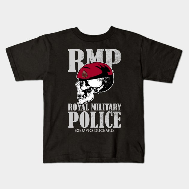 Royal Military Police (distressed) Kids T-Shirt by TCP